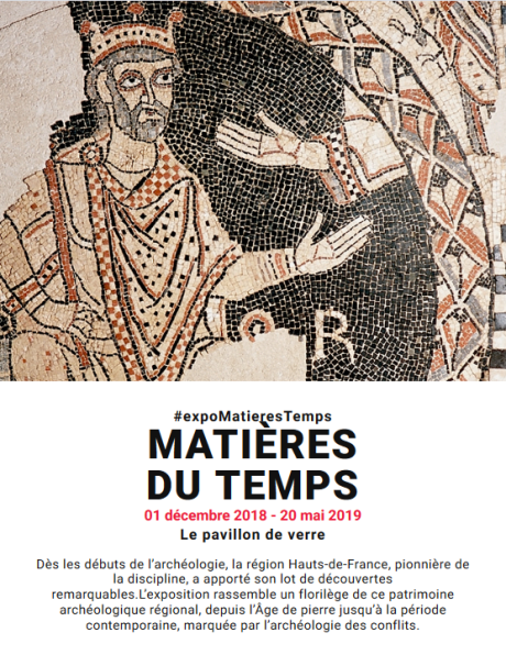 affiche Matières du temps _ Louvre-Lens 2018